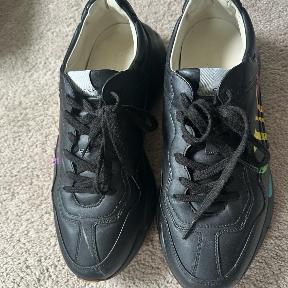 Gucci Rhython Gum Size 11 Rainbow - Picture 3 of 16